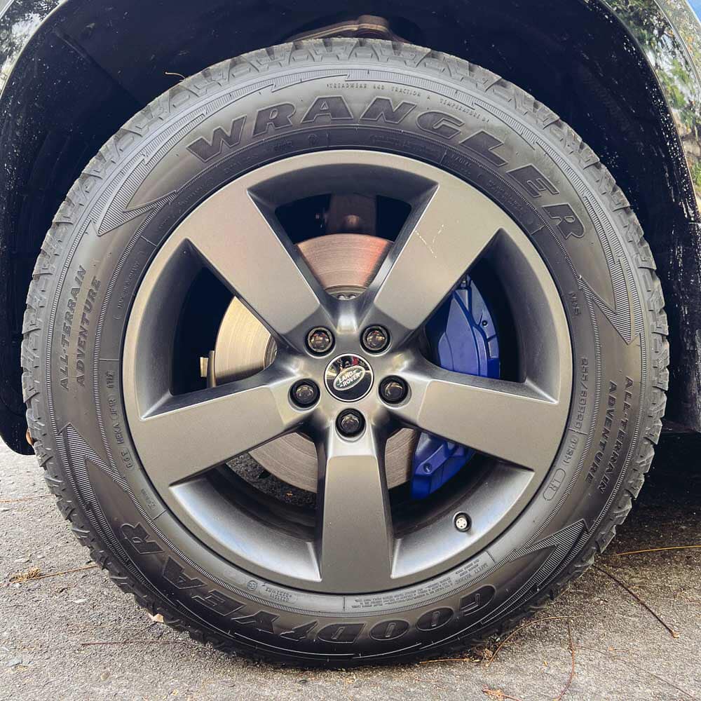 20” OEM Land Rover Defender wheels with Brand new Goodyear Tyres