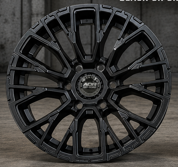 17" 6/139 Offroad Bakkie Mag Wheel in Black