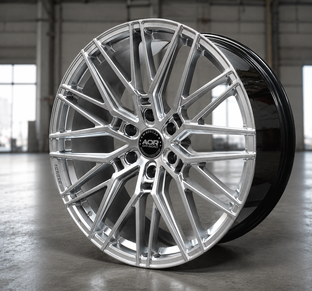 22 inch Hyper Silver 6/139 Forged Mag Alloy Wheels to fit Bakkies